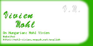 vivien mohl business card